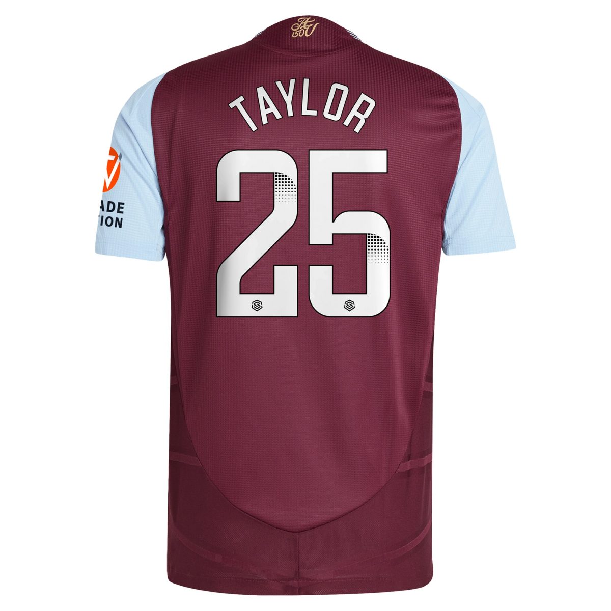aston villa wsl adidas home authentic shirt 2024-25 with taylor 25 printing Collection | Aston Villa Shirts and Official Gear