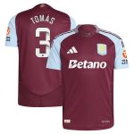 aston villa wsl adidas home authentic shirt 2024-25 with tomás 3 printing Collection | Aston Villa Shirts and Official Gear