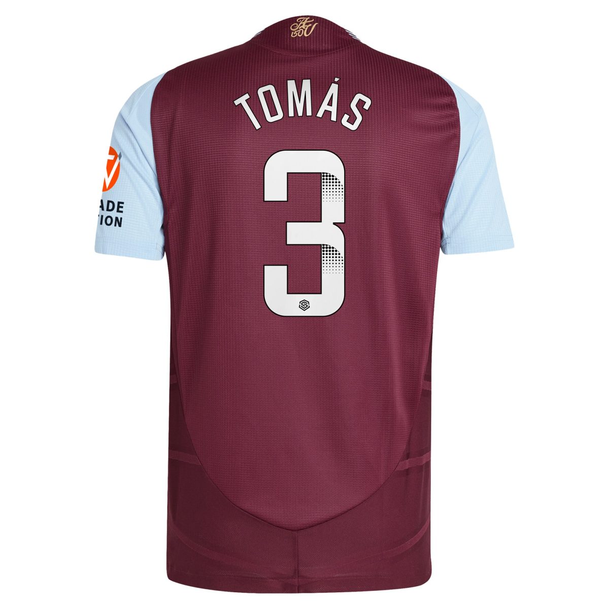 aston villa wsl adidas home authentic shirt 2024-25 with tomás 3 printing Collection | Aston Villa Shirts and Official Gear