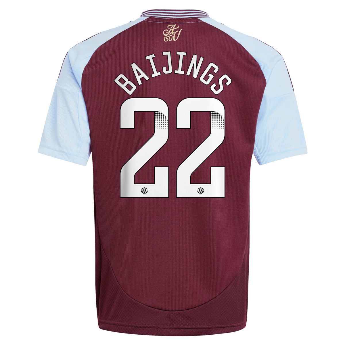 aston villa wsl adidas home shirt 2024-25 – kids with baijings 22 printing Collection | Aston Villa Shirts and Official Gear