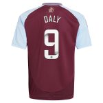 aston villa wsl adidas home shirt 2024-25 – kids with daly 9 printing Collection | Aston Villa Shirts and Official Gear