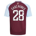 aston villa wsl adidas home shirt 2024-25 – kids with gabi nunes 28 printing Collection | Aston Villa Shirts and Official Gear