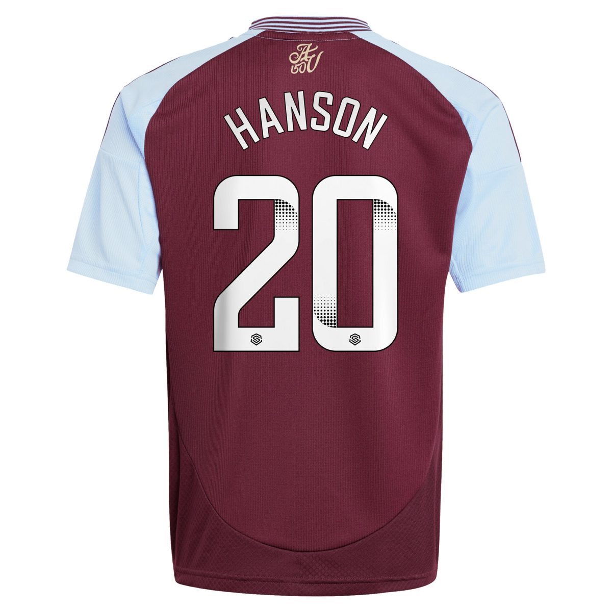 aston villa wsl adidas home shirt 2024-25 – kids with hanson 20 printing Collection | Aston Villa Shirts and Official Gear