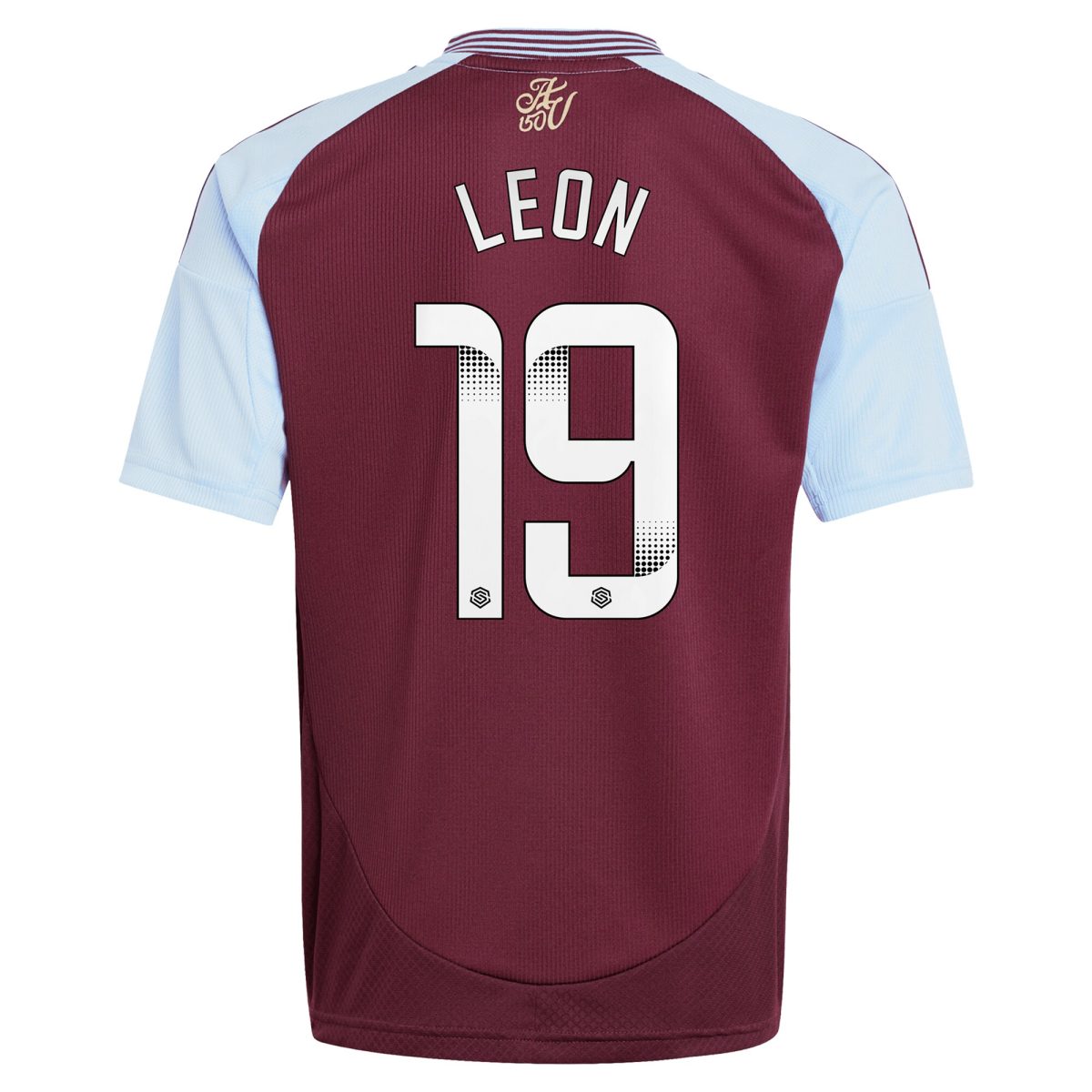 aston villa wsl adidas home shirt 2024-25 – kids with leon 19 printing Collection | Aston Villa Shirts and Official Gear