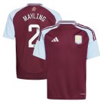aston villa wsl adidas home shirt 2024-25 – kids with mayling 2 printing Collection | Aston Villa Shirts and Official Gear