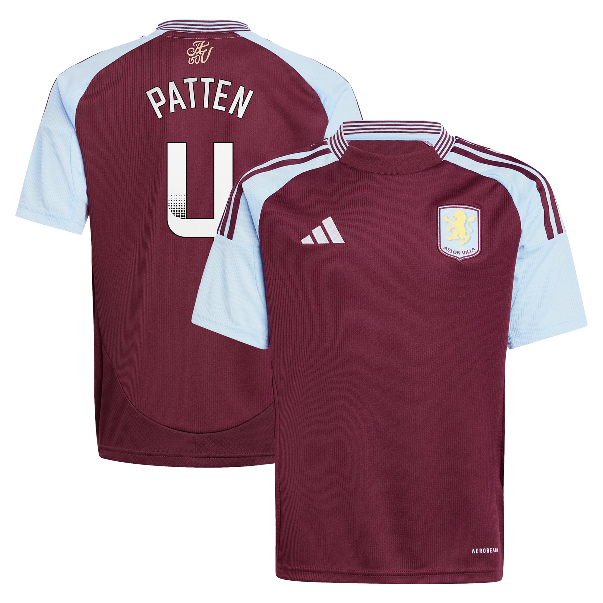 aston villa wsl adidas home shirt 2024-25 – kids with patten 4 printing Collection | Aston Villa Shirts and Official Gear
