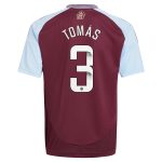 aston villa wsl adidas home shirt 2024-25 – kids with tomás 3 printing Collection | Aston Villa Shirts and Official Gear
