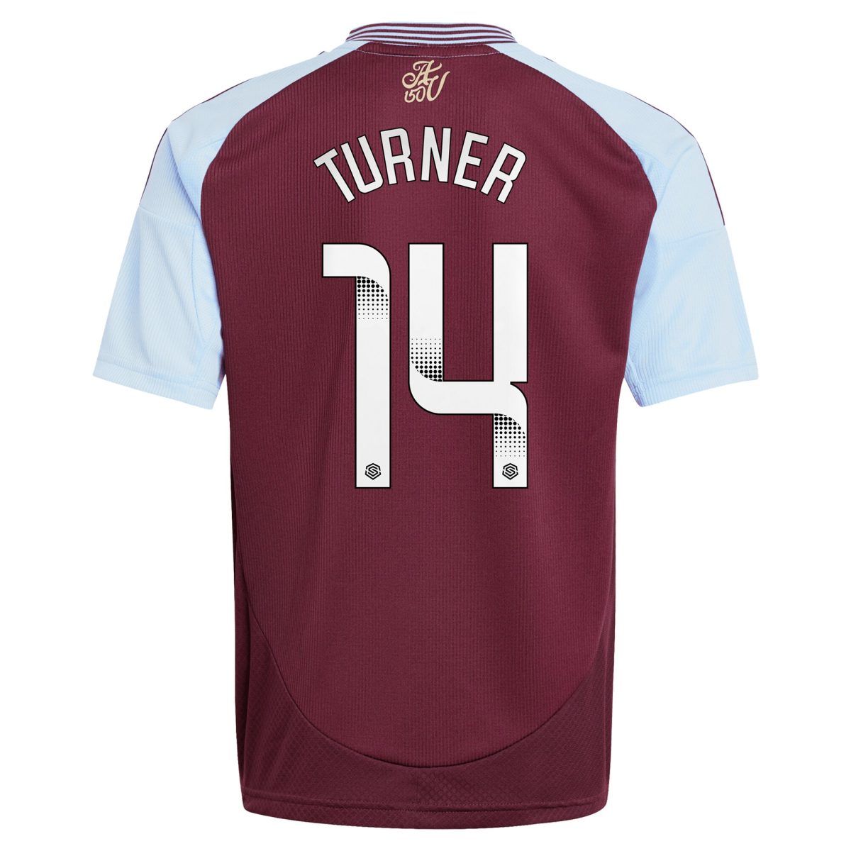 aston villa wsl adidas home shirt 2024-25 – kids with turner 14 printing Collection | Aston Villa Shirts and Official Gear