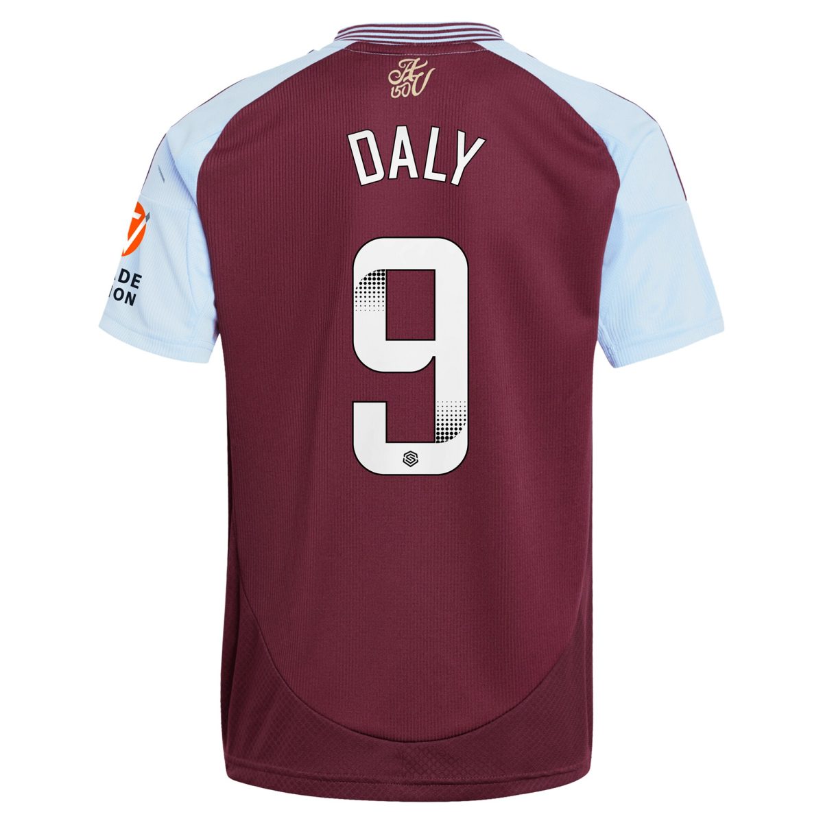 aston villa wsl adidas home shirt 2024-25 with daly 9 printing Collection | Aston Villa Shirts and Official Gear