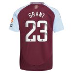 aston villa wsl adidas home shirt 2024-25 with grant 23 printing Collection | Aston Villa Shirts and Official Gear