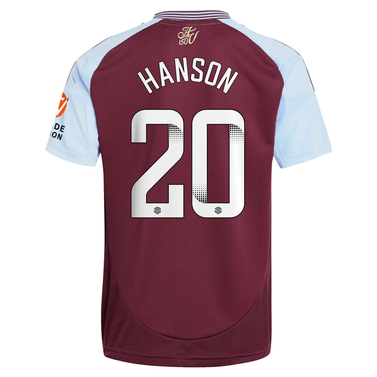 aston villa wsl adidas home shirt 2024-25 with hanson 20 printing Collection | Aston Villa Shirts and Official Gear