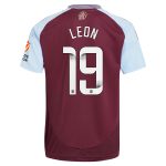 aston villa wsl adidas home shirt 2024-25 with leon 19 printing Collection | Aston Villa Shirts and Official Gear
