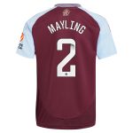 aston villa wsl adidas home shirt 2024-25 with mayling 2 printing Collection | Aston Villa Shirts and Official Gear