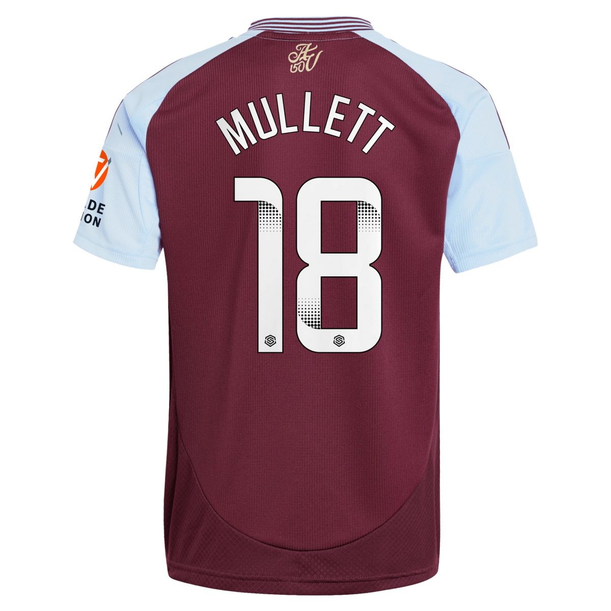 aston villa wsl adidas home shirt 2024-25 with mullett 18 printing Collection | Aston Villa Shirts and Official Gear