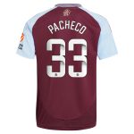 aston villa wsl adidas home shirt 2024-25 with pacheco 33 printing Collection | Aston Villa Shirts and Official Gear