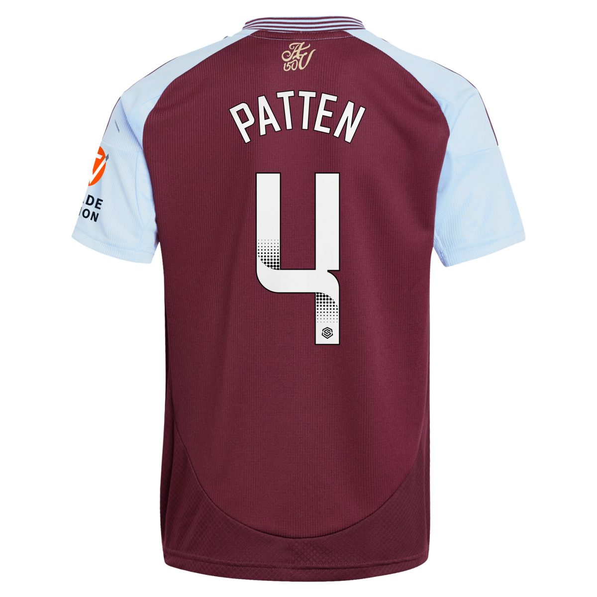 aston villa wsl adidas home shirt 2024-25 with patten 4 printing Collection | Aston Villa Shirts and Official Gear