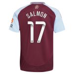 aston villa wsl adidas home shirt 2024-25 with salmon 17 printing Collection | Aston Villa Shirts and Official Gear