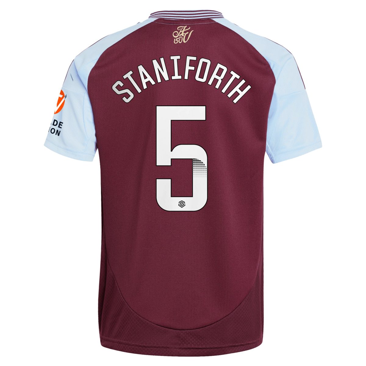 aston villa wsl adidas home shirt 2024-25 with staniforth 5 printing Collection | Aston Villa Shirts and Official Gear