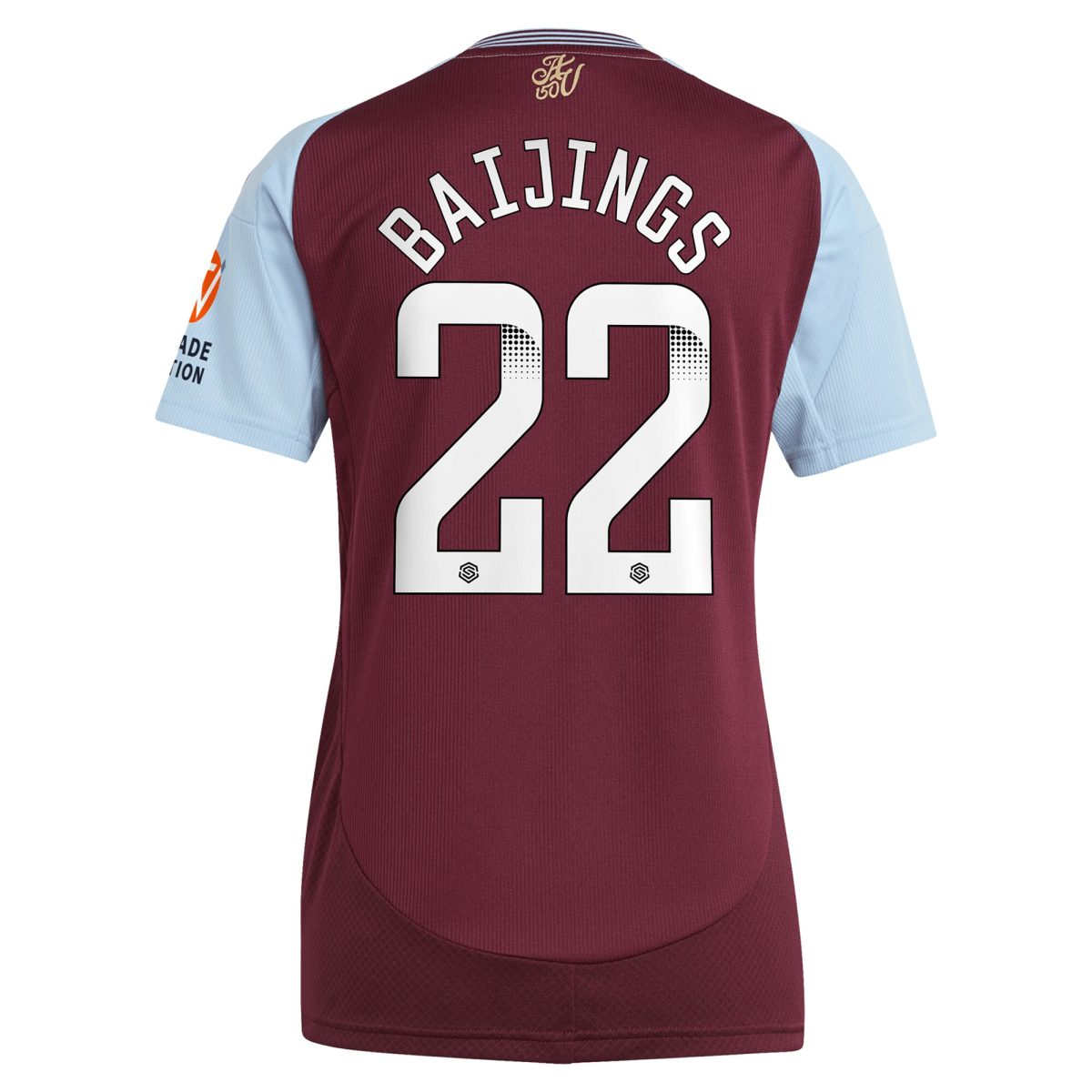 aston villa wsl adidas home shirt 2024-25 – womens with baijings 22 printing Collection | Aston Villa Shirts and Official Gear