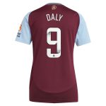 aston villa wsl adidas home shirt 2024-25 – womens with daly 9 printing Collection | Aston Villa Shirts and Official Gear