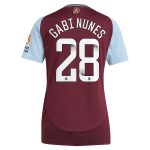 aston villa wsl adidas home shirt 2024-25 – womens with gabi nunes 28 printing Collection | Aston Villa Shirts and Official Gear