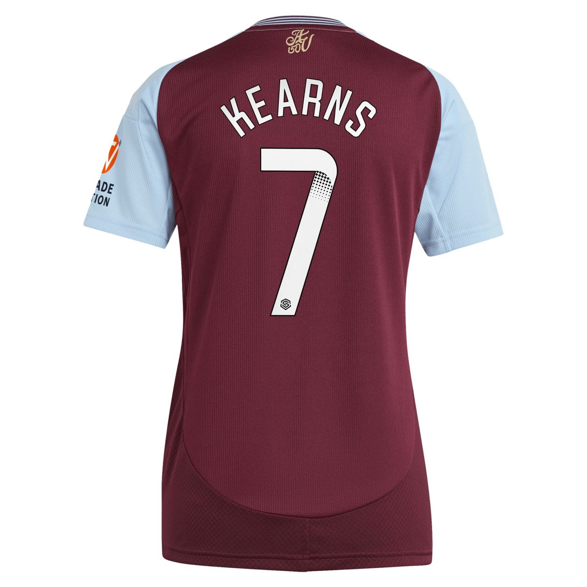 aston villa wsl adidas home shirt 2024-25 – womens with kearns 7 printing Collection | Aston Villa Shirts and Official Gear