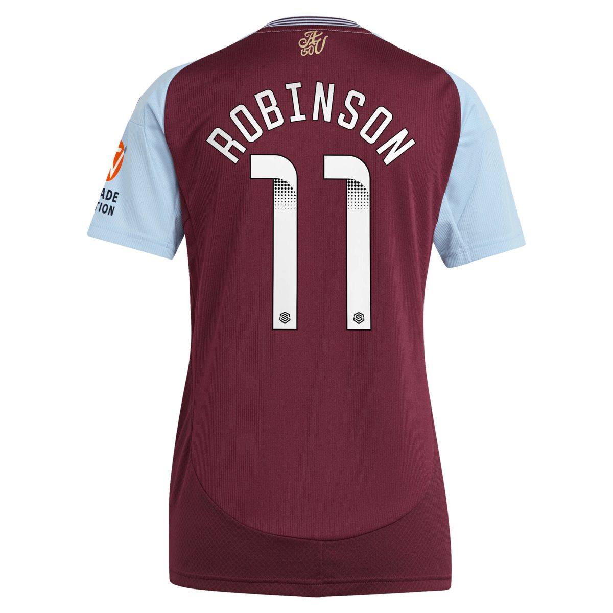 aston villa wsl adidas home shirt 2024-25 – womens with robinson 11 printing Collection | Aston Villa Shirts and Official Gear