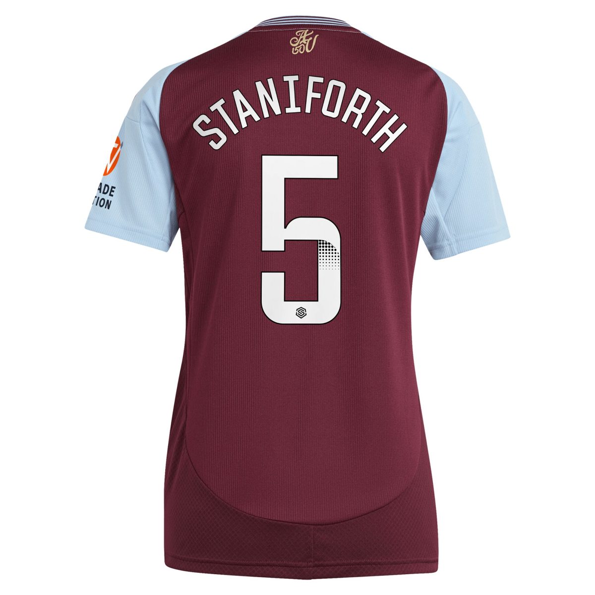 aston villa wsl adidas home shirt 2024-25 – womens with staniforth 5 printing Collection | Aston Villa Shirts and Official Gear