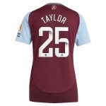 aston villa wsl adidas home shirt 2024-25 – womens with taylor 25 printing Collection | Aston Villa Shirts and Official Gear