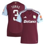 aston villa wsl adidas home shirt 2024-25 – womens with tomás 3 printing Collection | Aston Villa Shirts and Official Gear