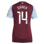 aston villa wsl adidas home shirt 2024-25 – womens with turner 14 printing Collection | Aston Villa Shirts and Official Gear