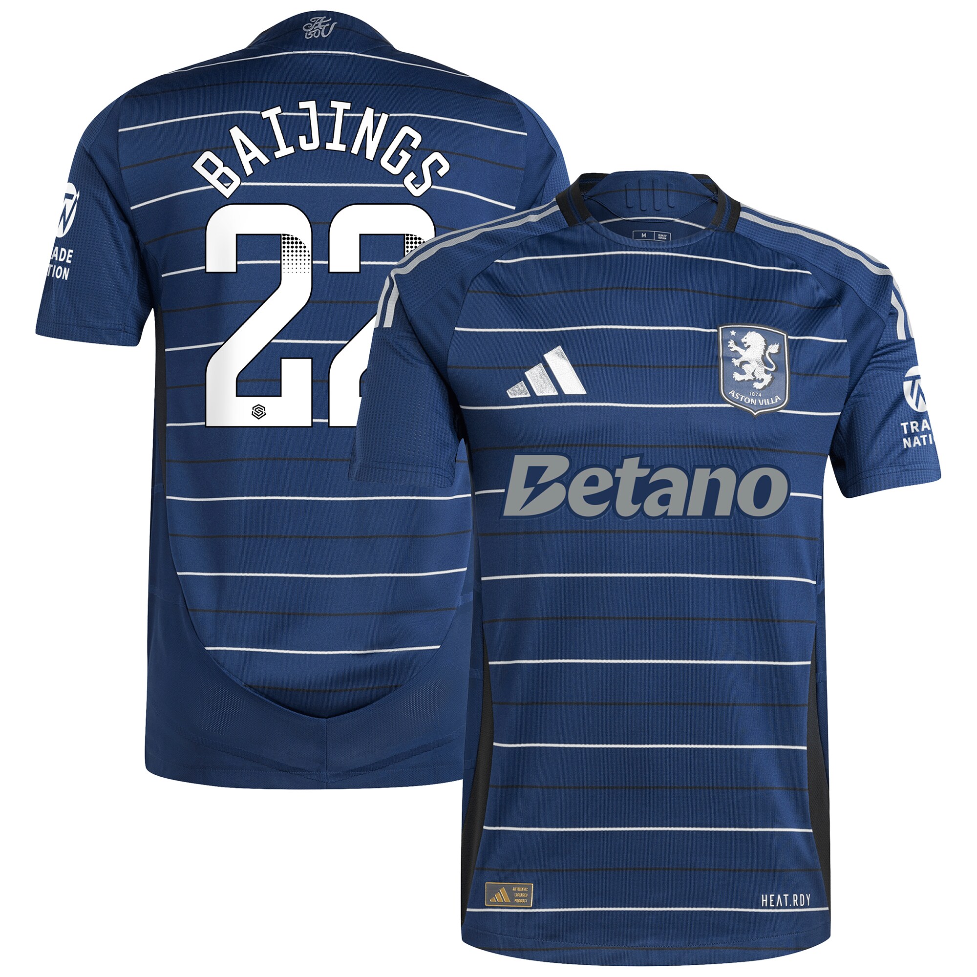 aston villa wsl adidas third authentic shirt 2024-25 with baijings 22 printing Collection | Aston Villa Shirts and Official Gear