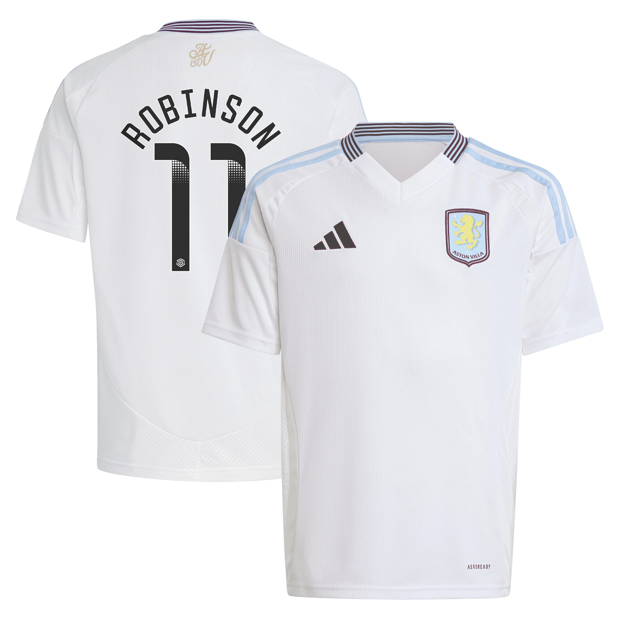 aston villa wsl away shirt 2024-25 – kids with robinson 11 printing Collection | Aston Villa Shirts and Official Gear