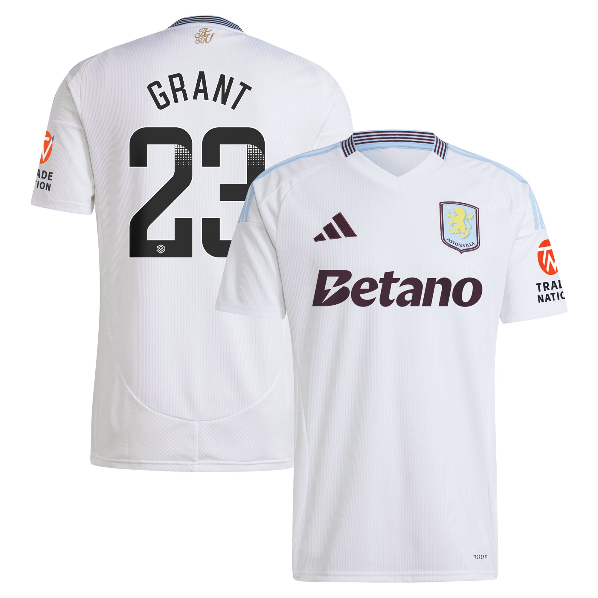 aston villa wsl away shirt 2024-25 with grant 23 printing Collection | Aston Villa Shirts and Official Gear
